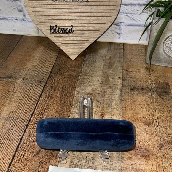 Gucci blue Velvet Sunglasses Eyeglasses Case & cloth main image 5